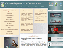 Tablet Screenshot of corecomabruzzo.it